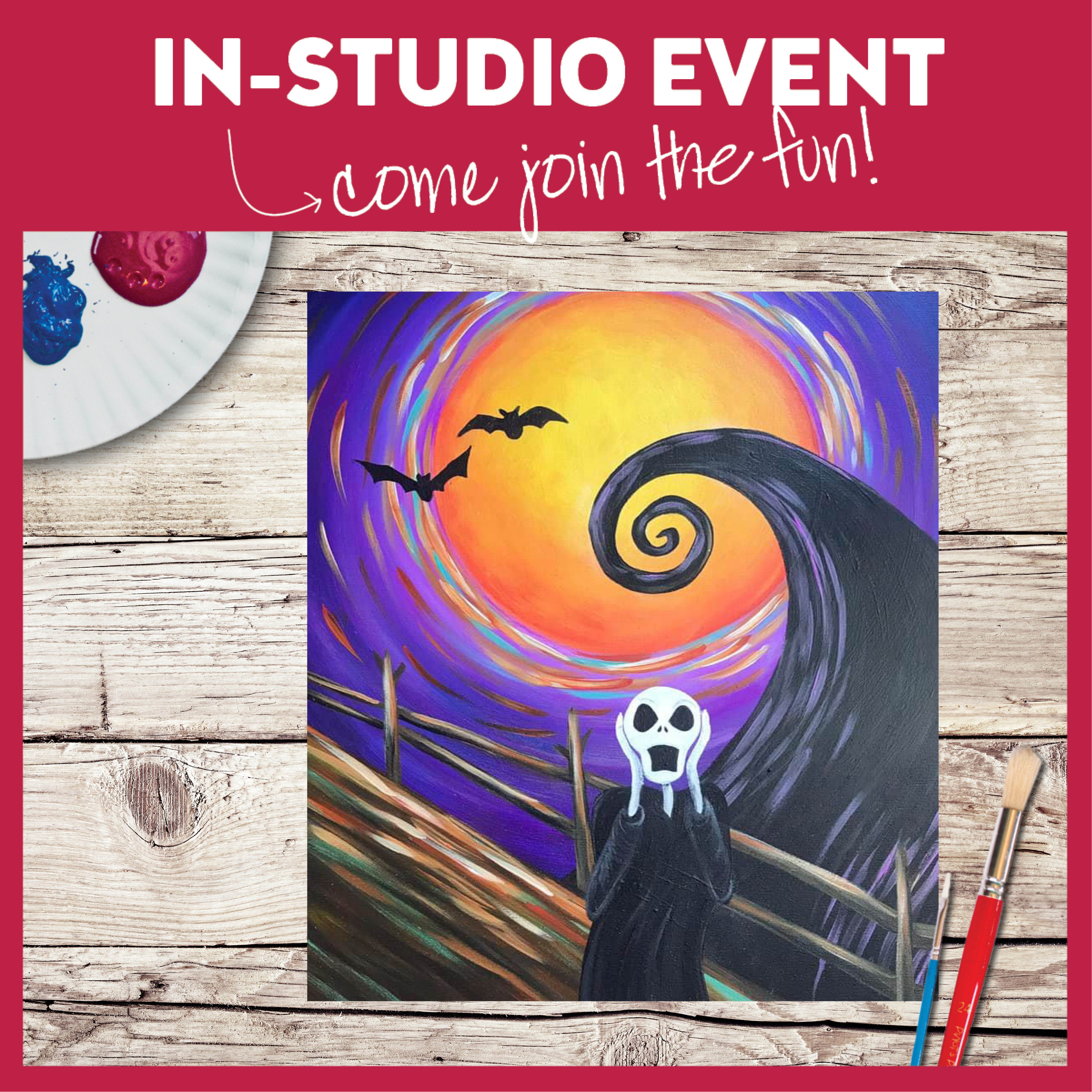IN STUDIO CLASS! HAPPY HALLOWEEN!